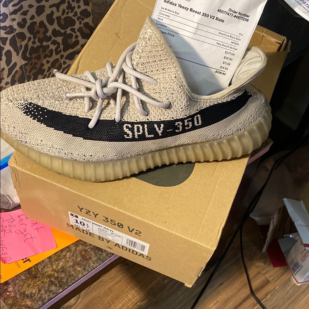 Adidas Yeezys 360 Tan & Black Sneakers Boost for Superior Style W tags & Box